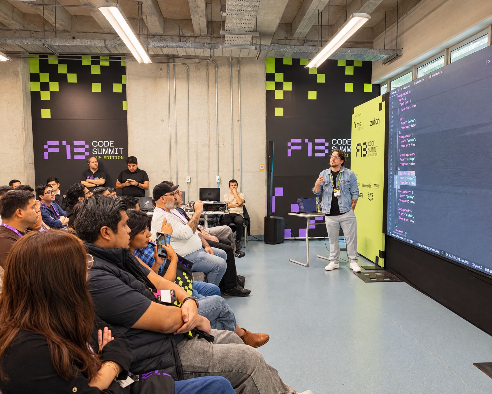 Diego walking the room through a board definition with human-only fields
